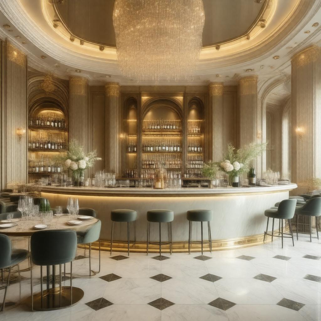 AI-created image of The Corner Restaurant & Champagne Bar