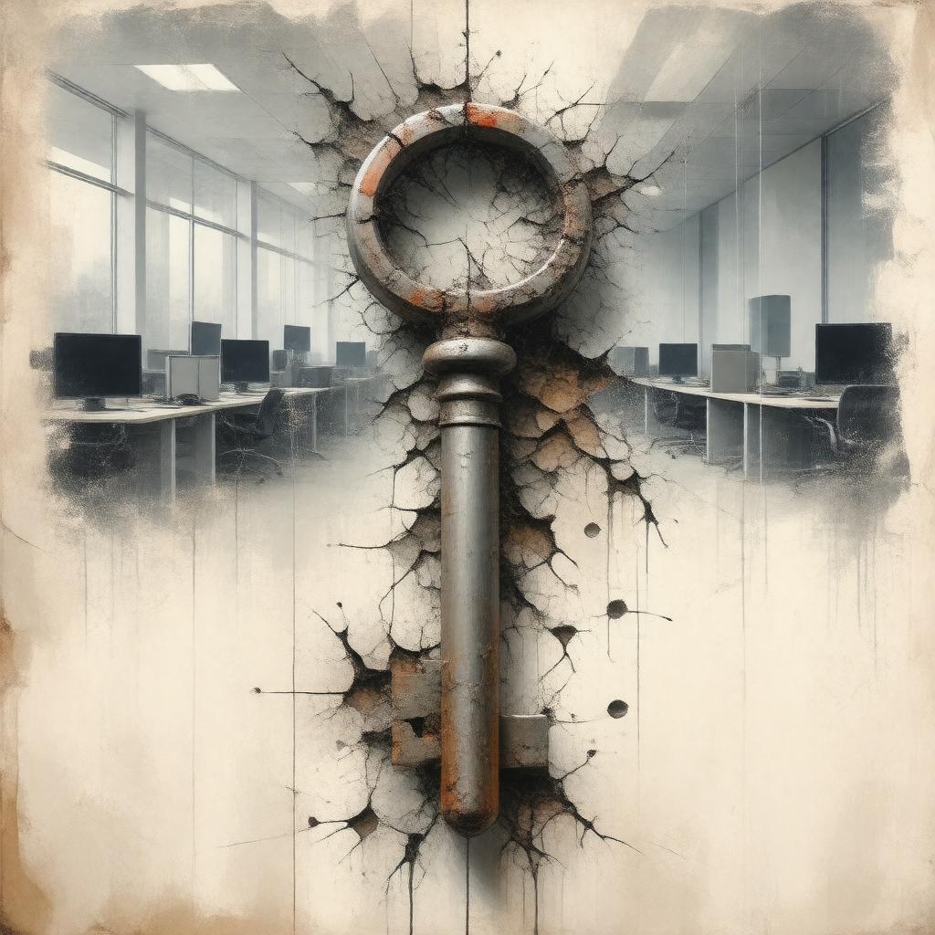 AI-created image of The Corrosion of Character