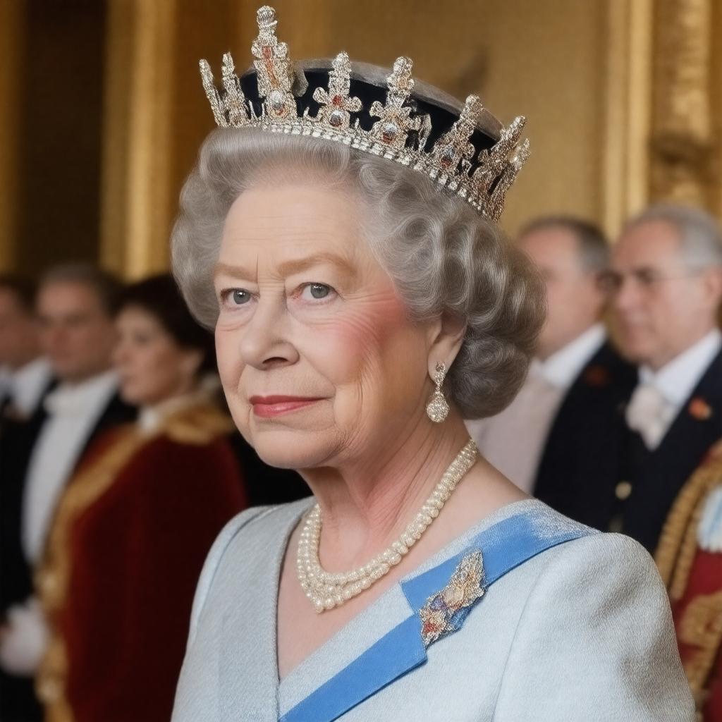 AI-created image of The Crown
