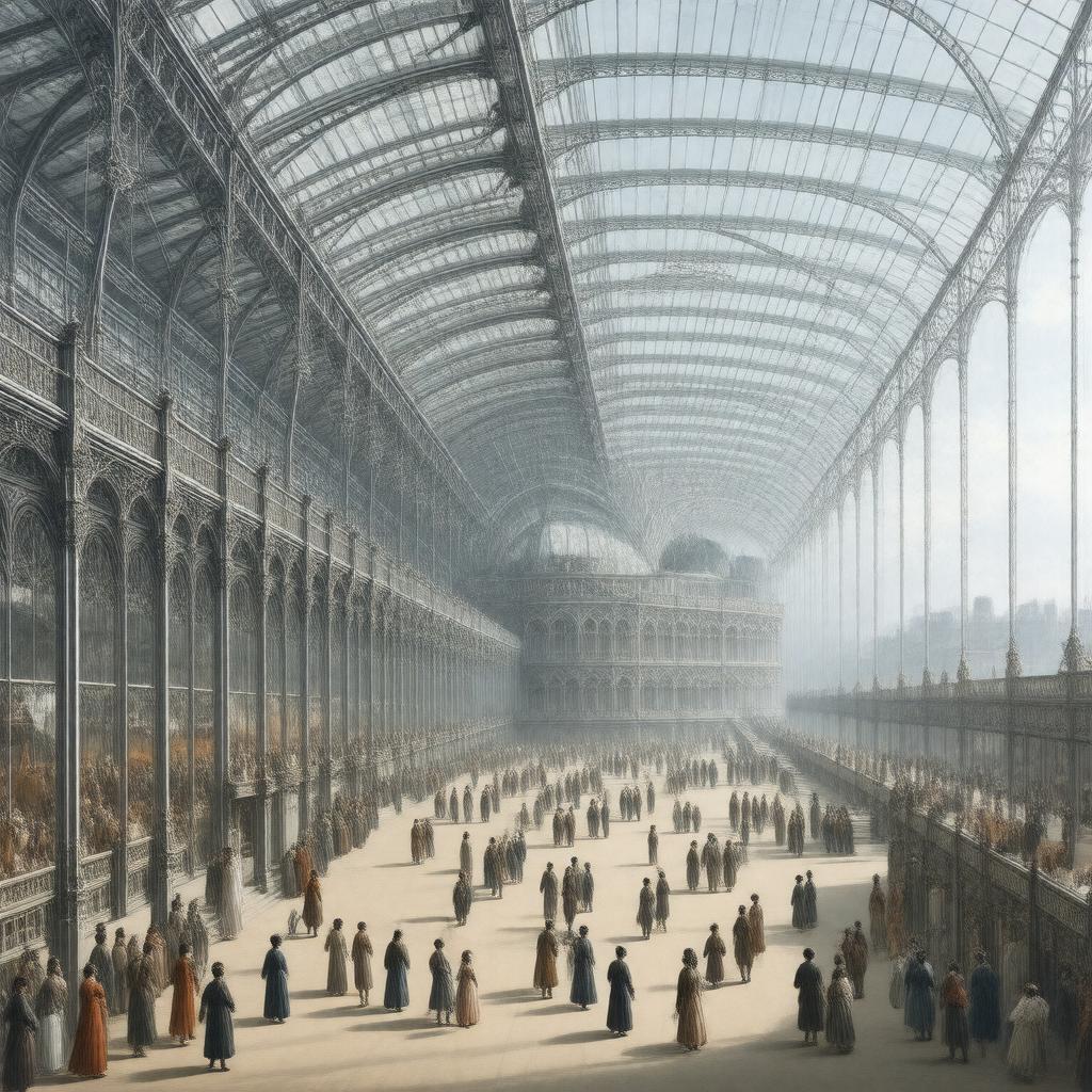 AI-created image of The Crystal Palace