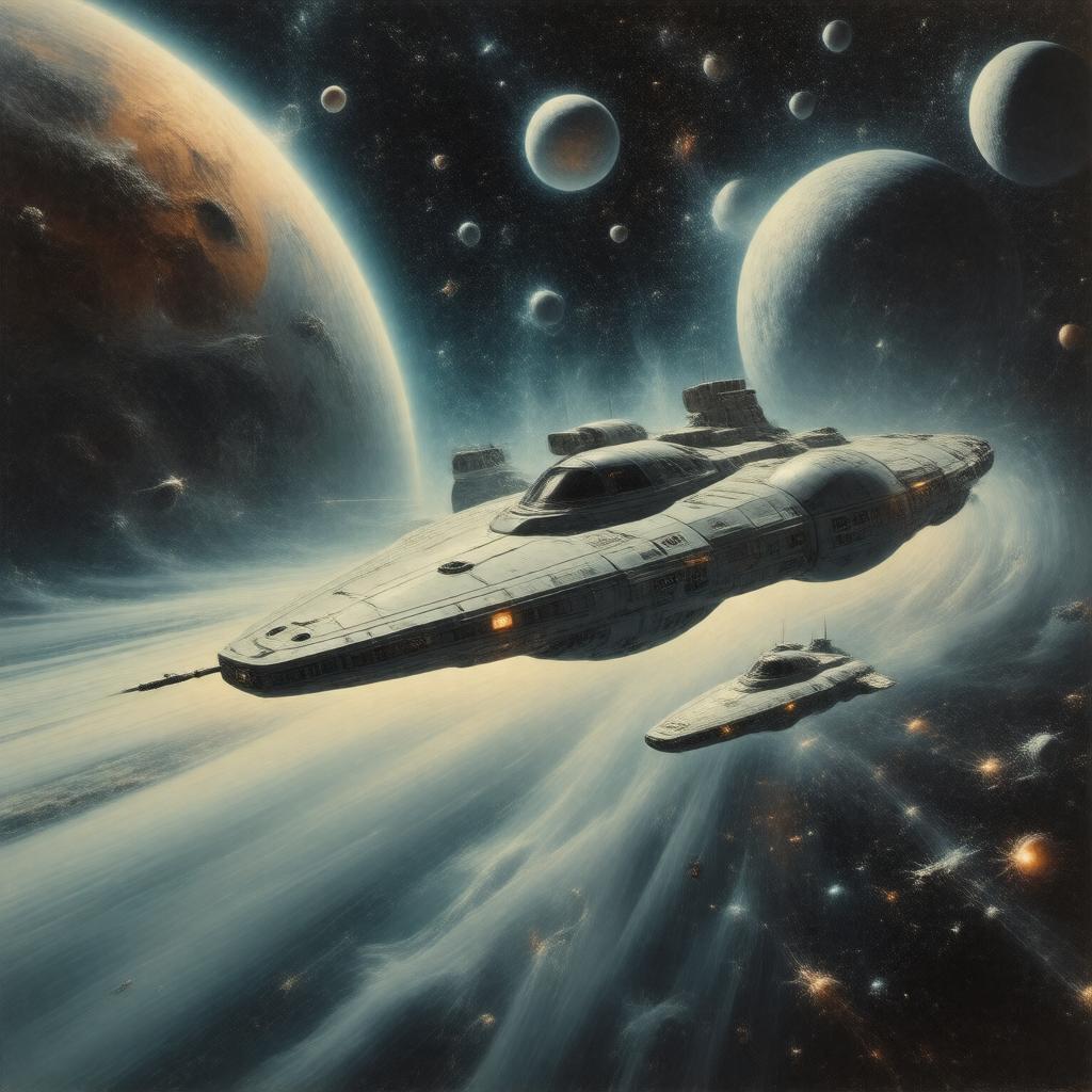 Click to view larger image AI-created image of The Currents of Space