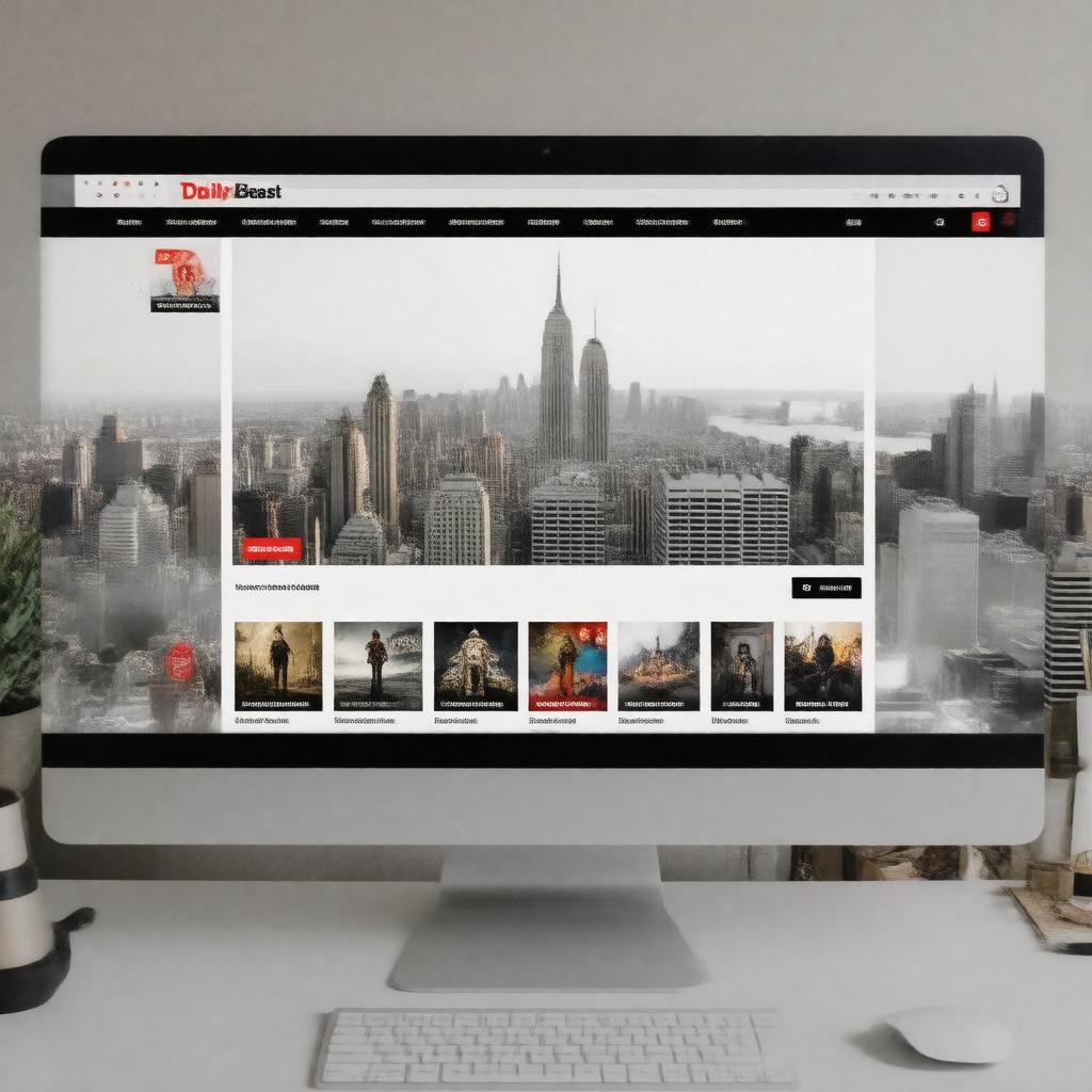 AI-created image of The Daily Beast