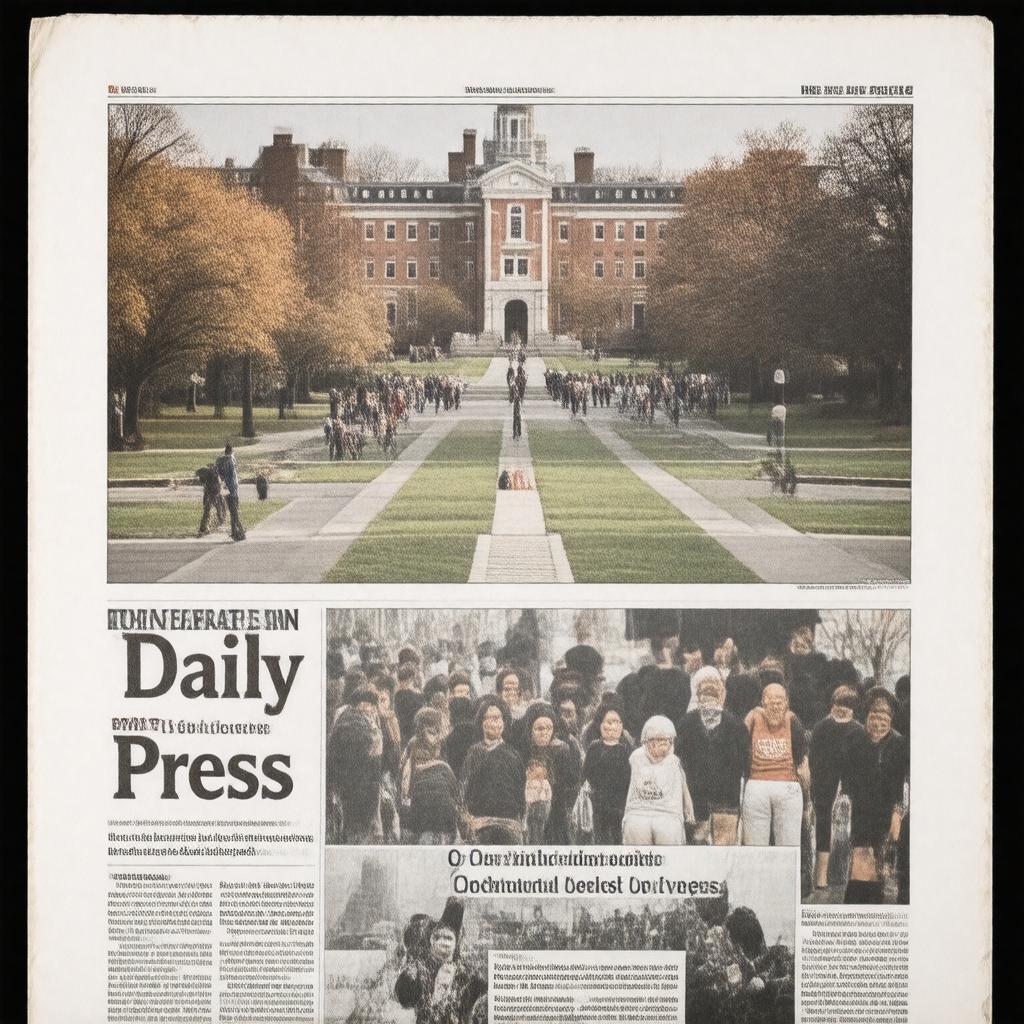 AI-created image of The Daily Free Press