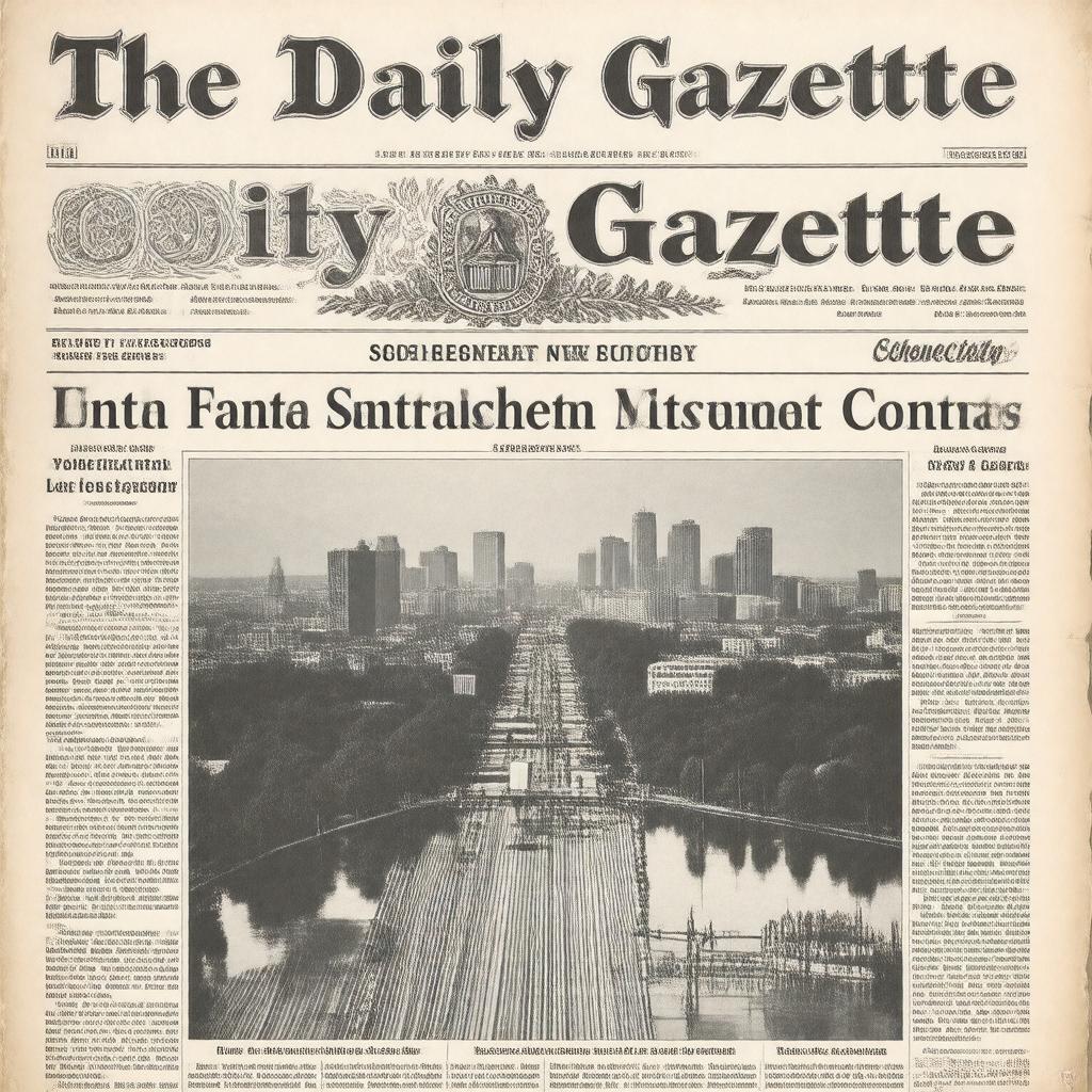 AI-created image of The Daily Gazette