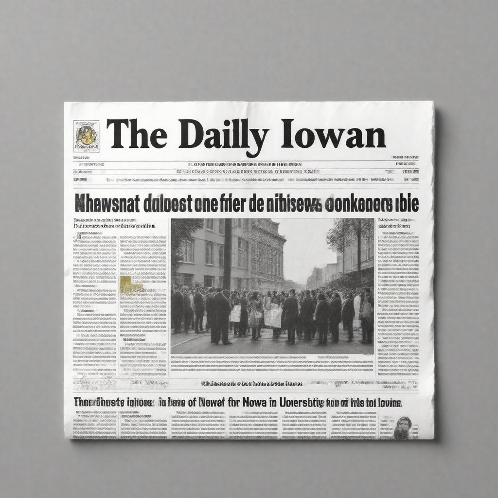 Click to view larger image AI-created image of The Daily Iowan