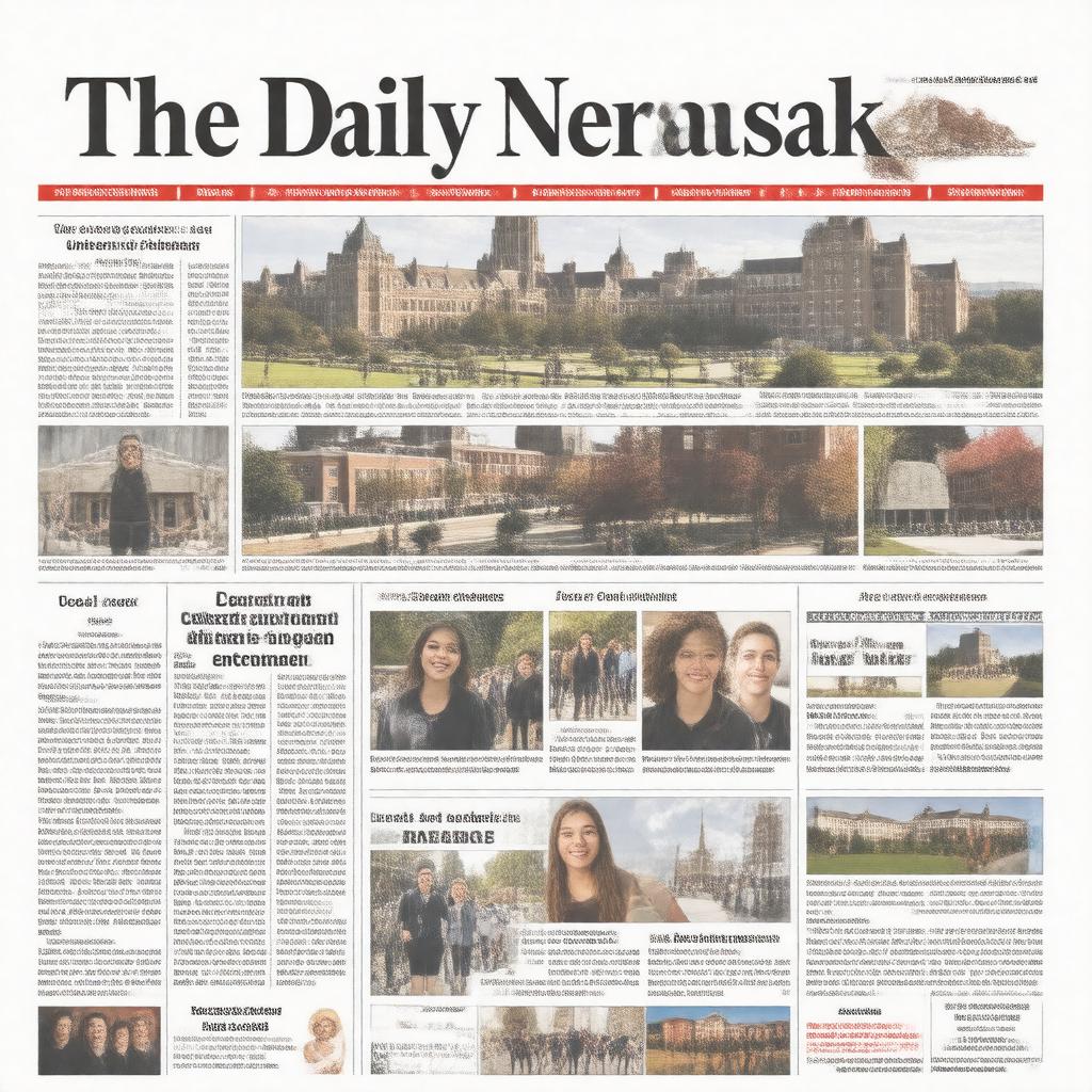 AI-created image of The Daily Nebraskan