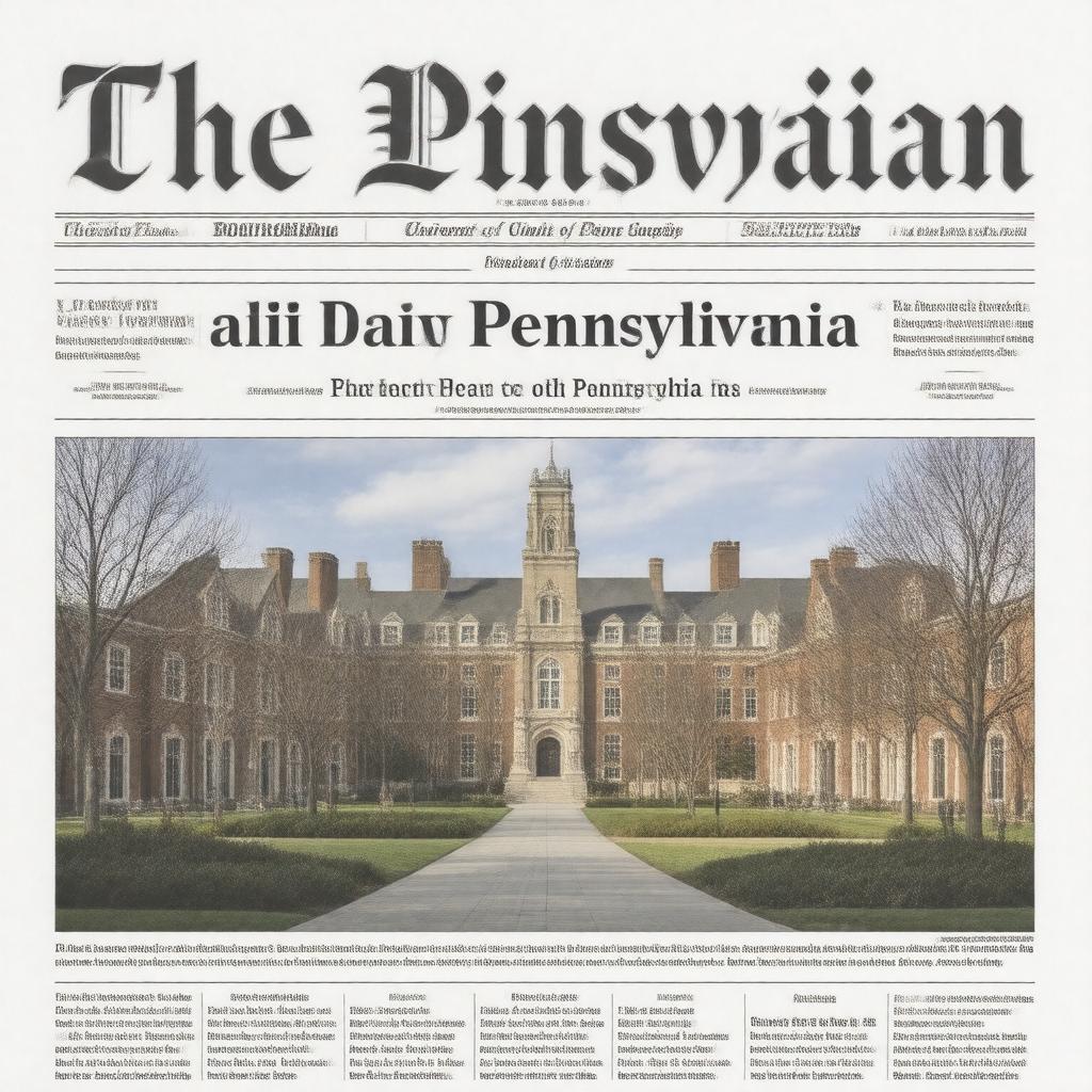 AI-created image of The Daily Pennsylvanian