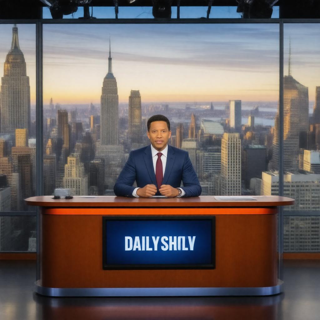 AI-created image of The Daily Show