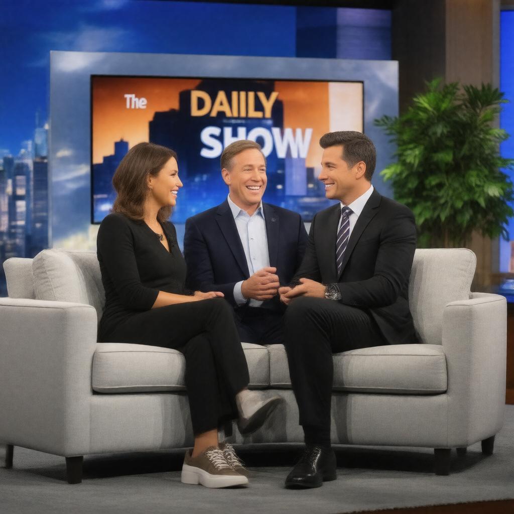 AI-created image of The Daily Show (guest)