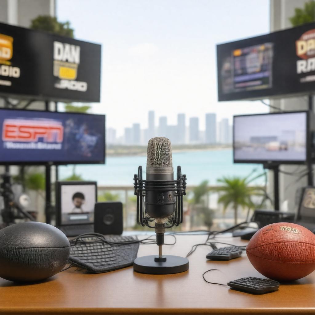 AI-created image of The Dan Le Batard Show