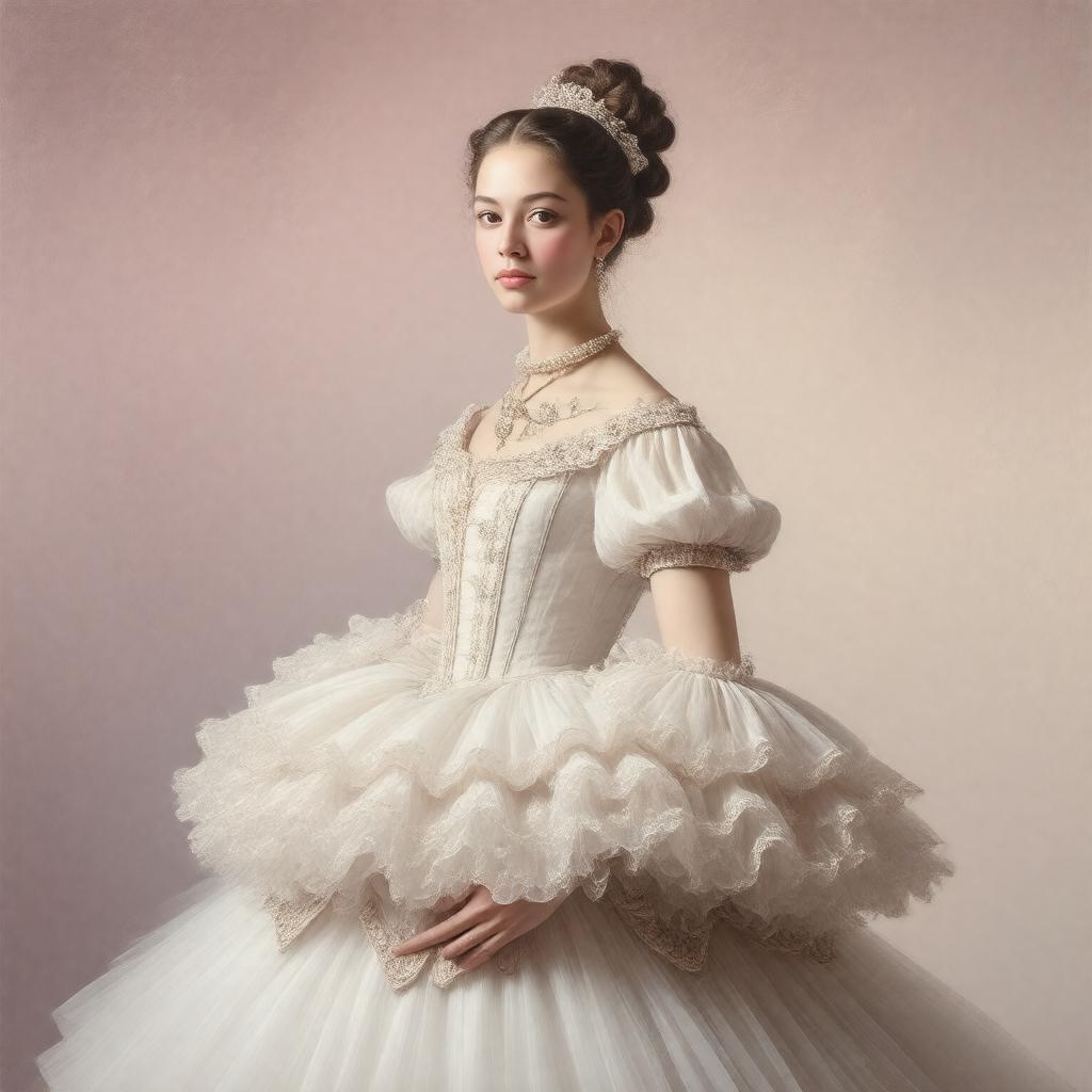 Click to view larger image AI-created image of The Dancer Barberina