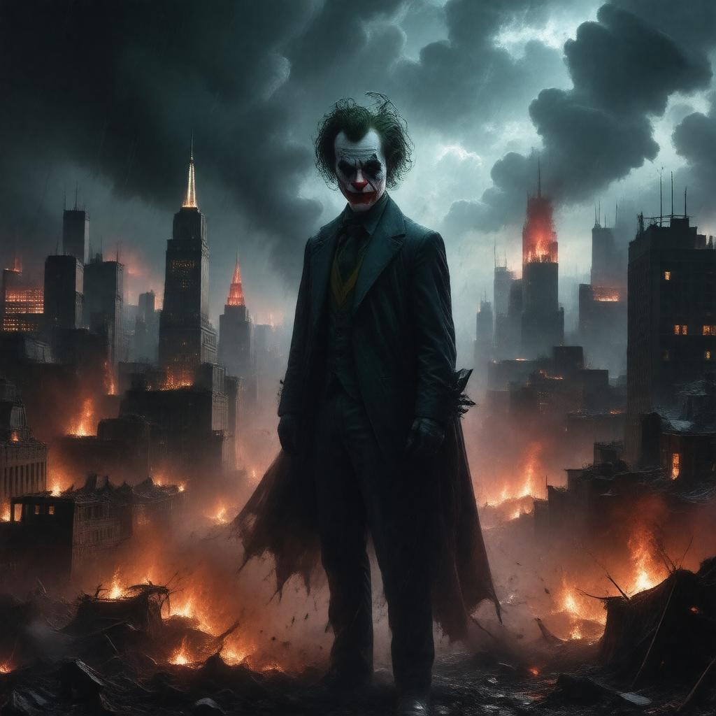AI-created image of The Dark Knight