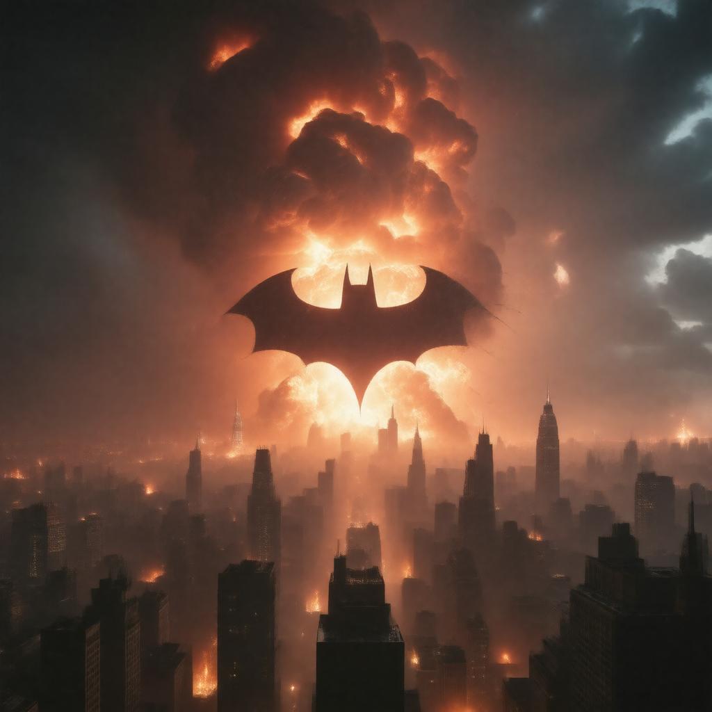 AI-created image of The Dark Knight Rises