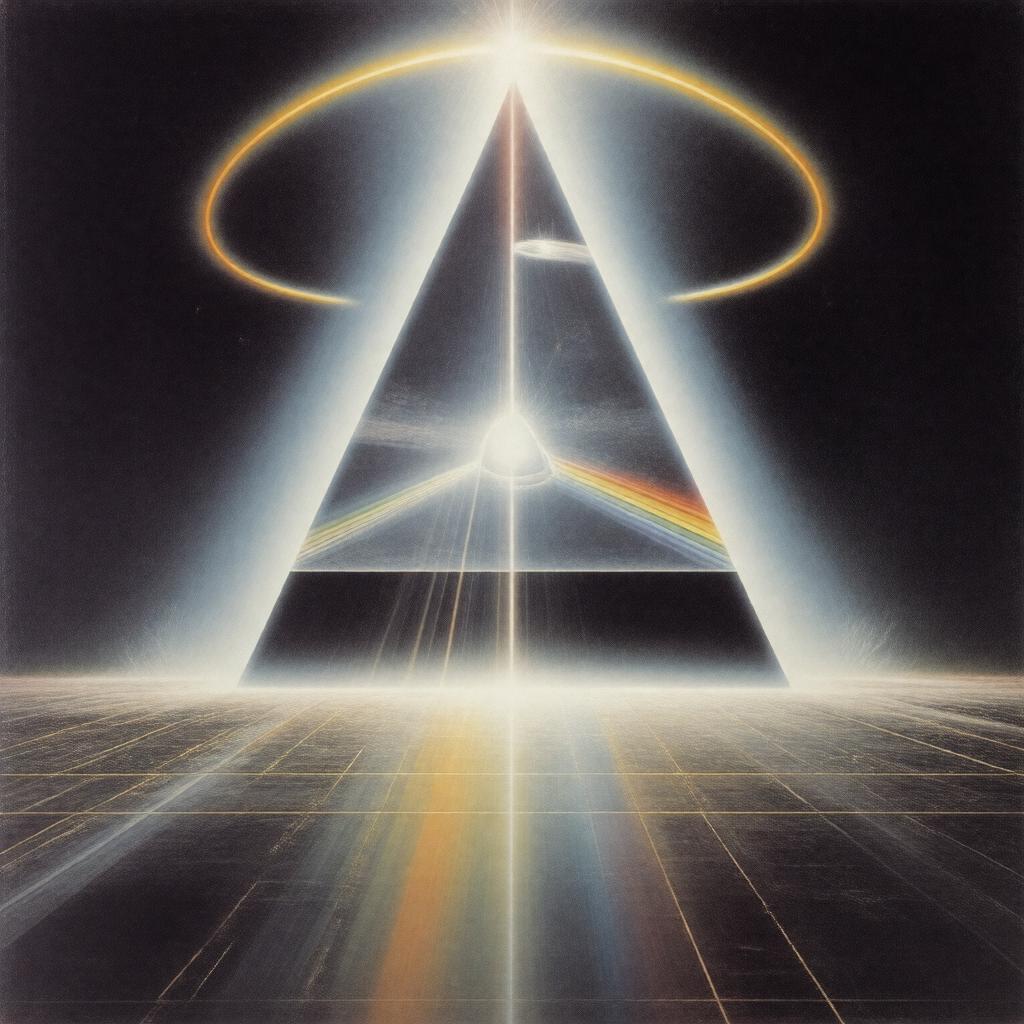 AI-created image of The Dark Side of the Moon