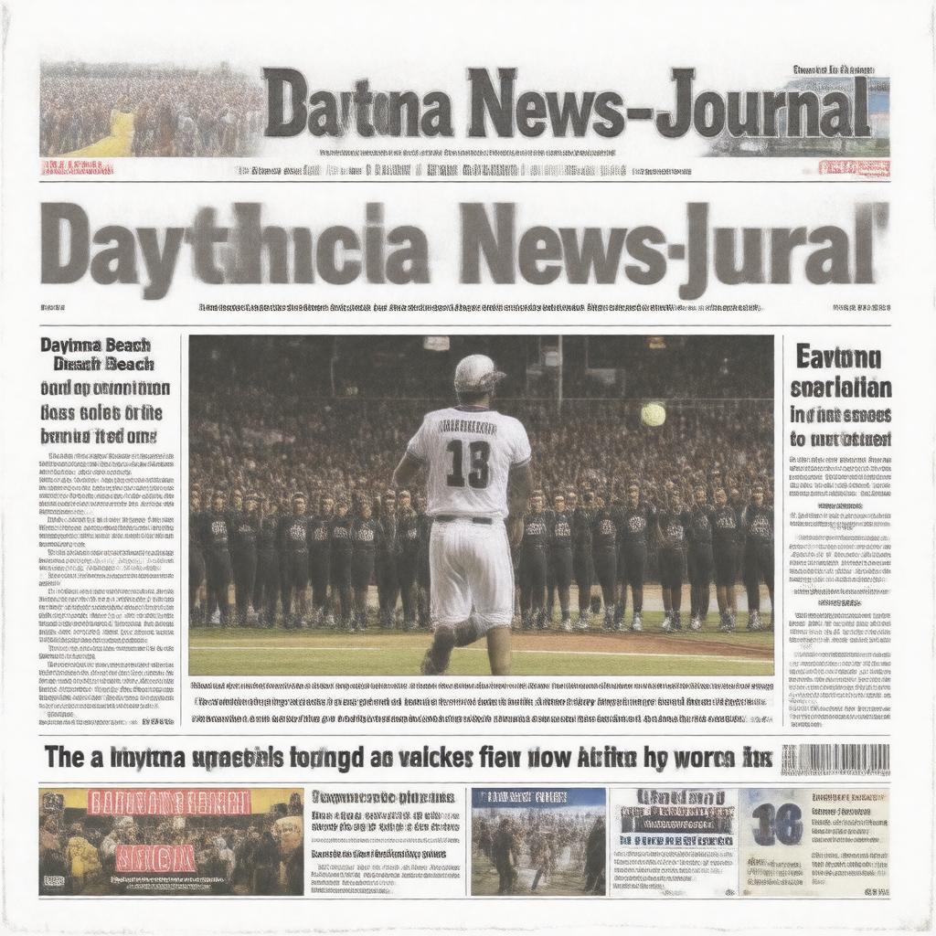 AI-created image of The Daytona Beach News-Journal