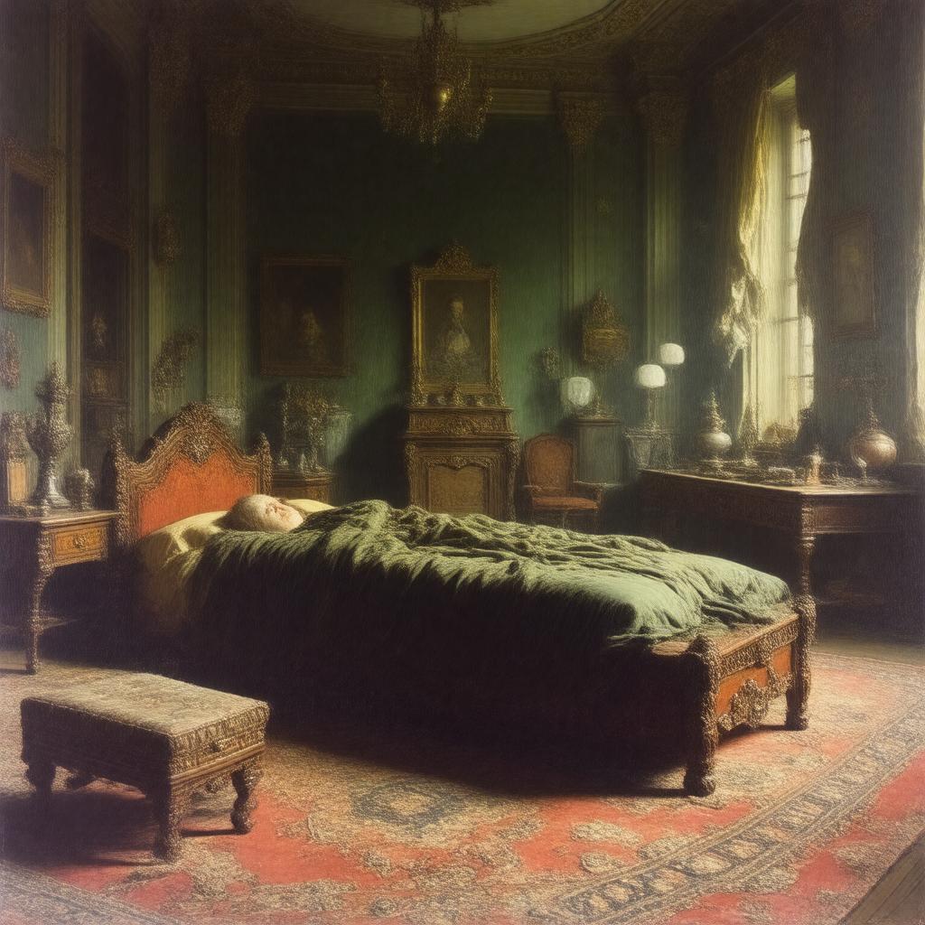 AI-created image of The Death of Ivan Ilyich