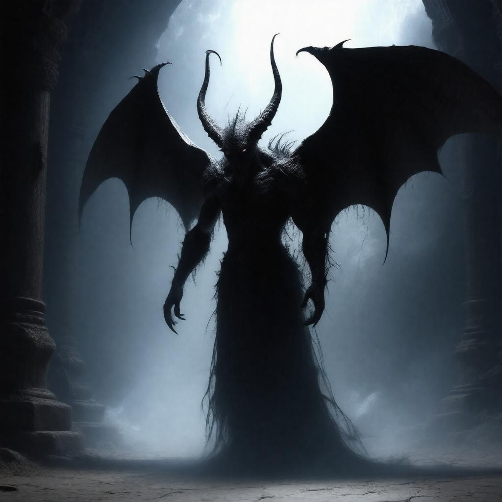 AI-created image of The Demon in The Magic Flute (2006)