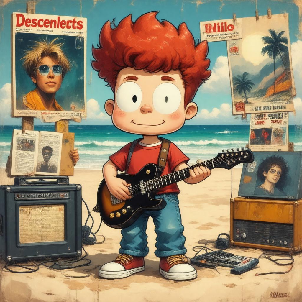 AI-created image of The Descendents