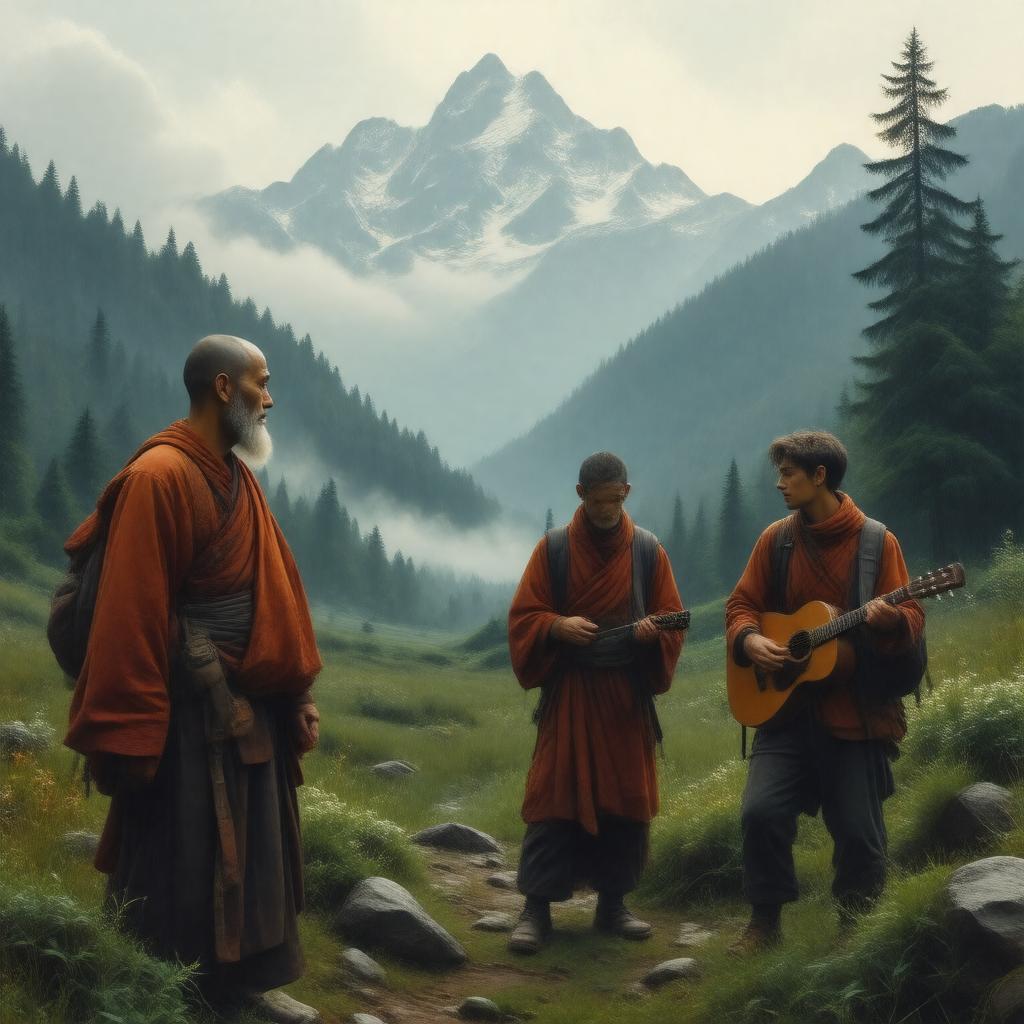 Click to view larger image AI-created image of The Dharma Bums