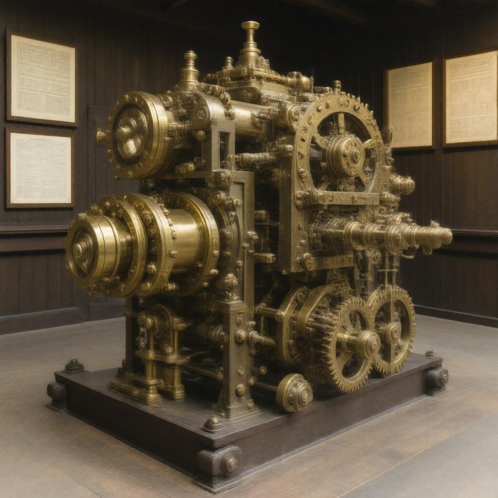 AI-created image of The Difference Engine