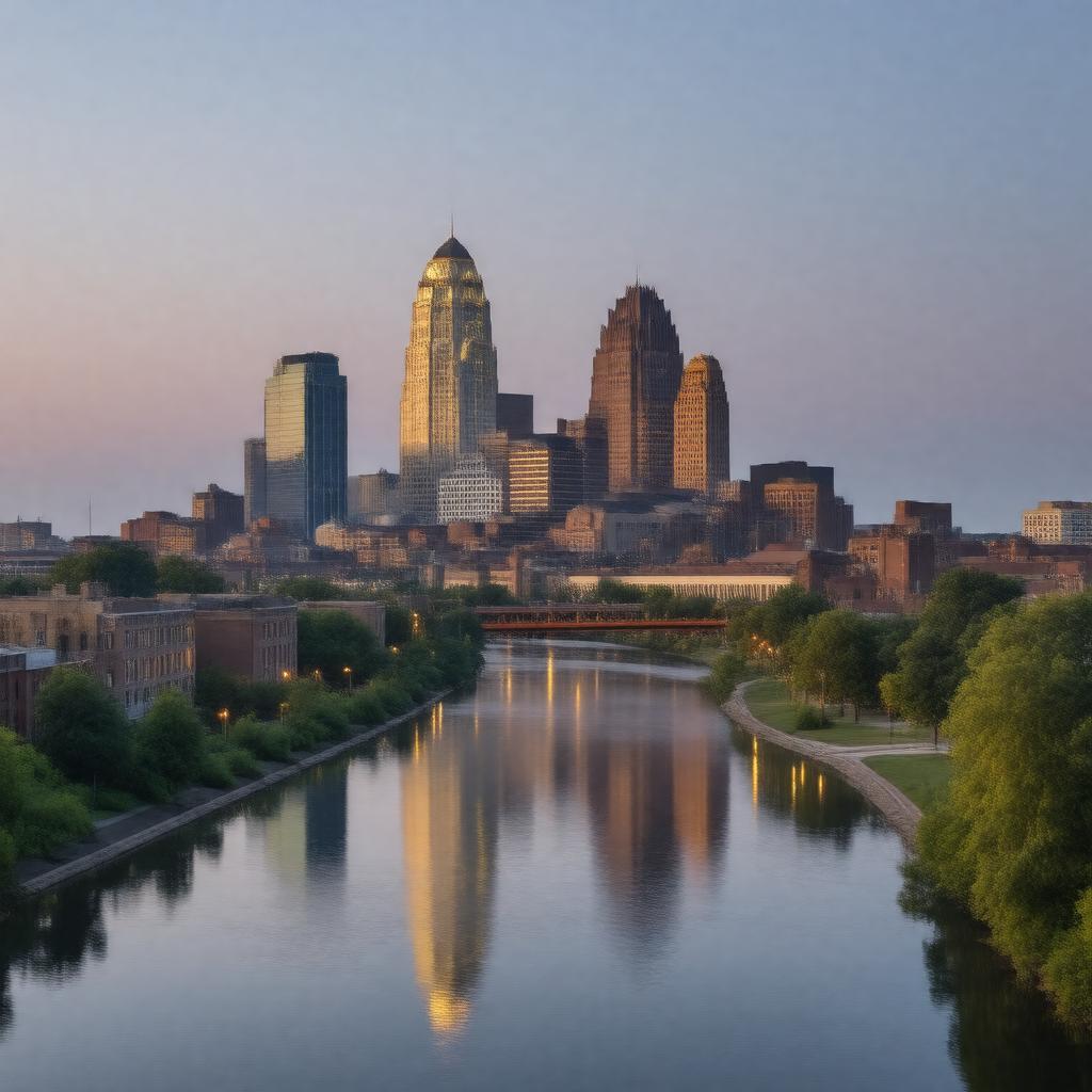 AI-created image of The Discovery City