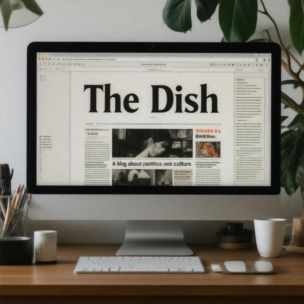 AI-created image of The Dish (blog)