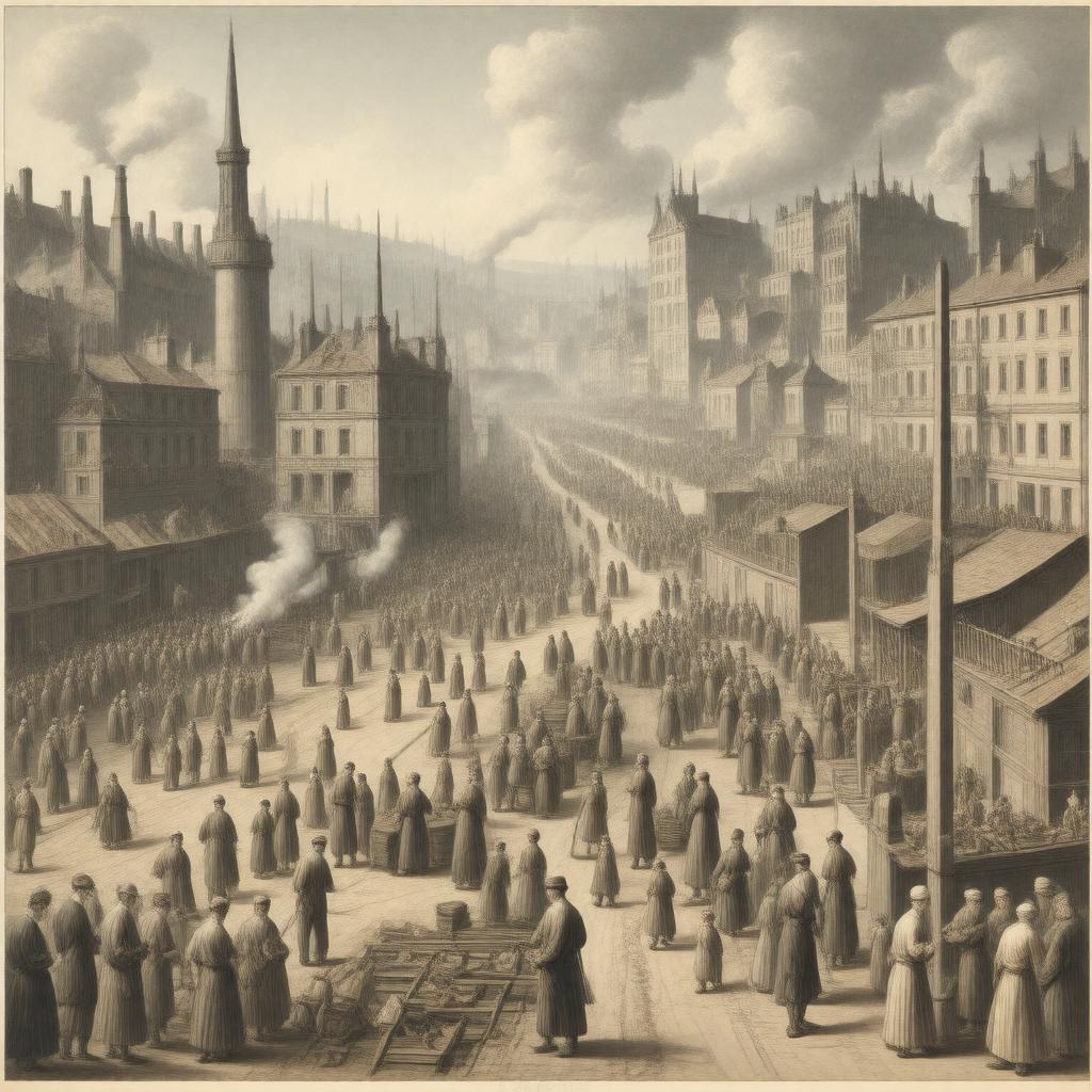 Click to view larger image AI-created image of The Division of Labour in Society