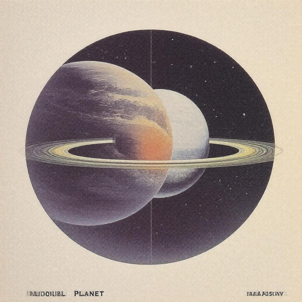 AI-created image of The Double Planet