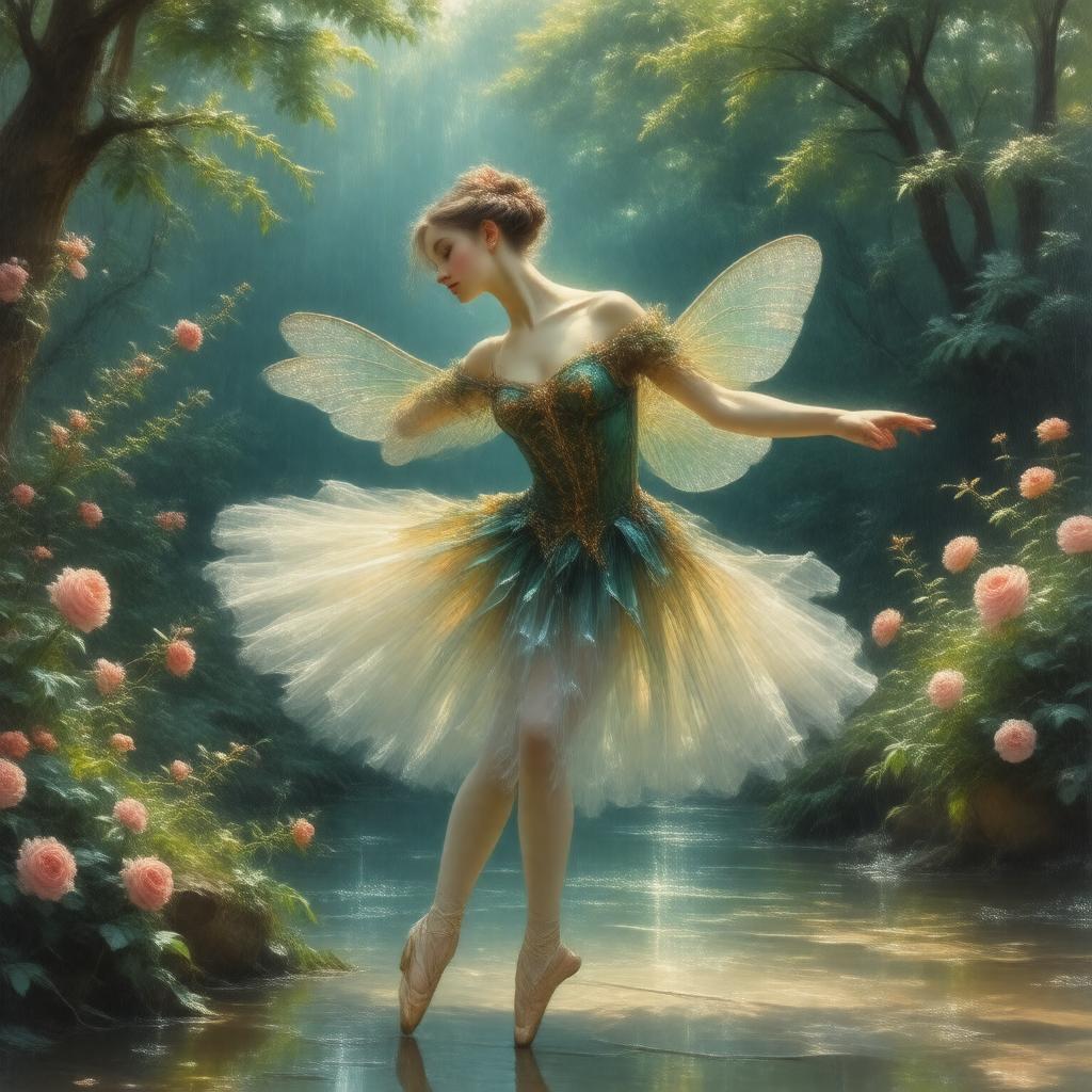 AI-created image of The Dragonfly (ballet)