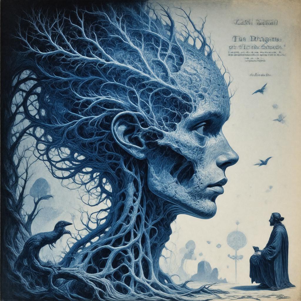 AI-created image of The Dragons of Eden