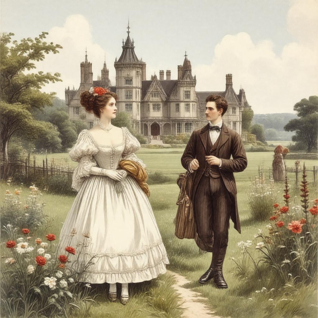 AI-created image of The Duke's Children