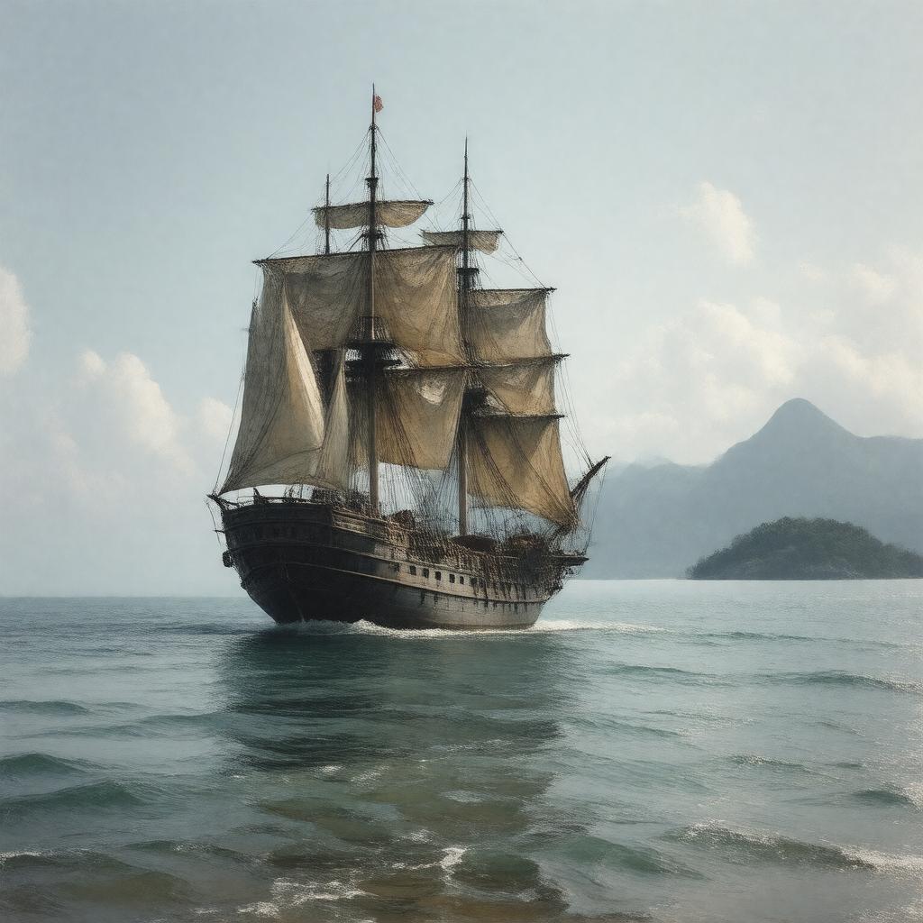 AI-created image of The Ebb-Tide