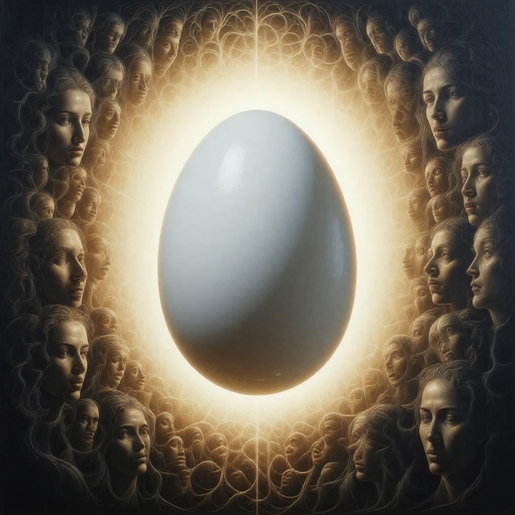 AI-created image of The Egg