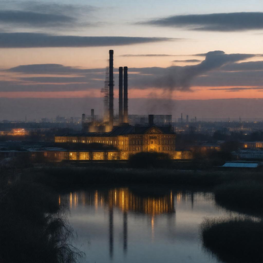 AI-created image of The Electric City