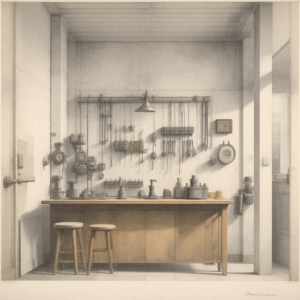 AI-created image of The Electrician's Shop