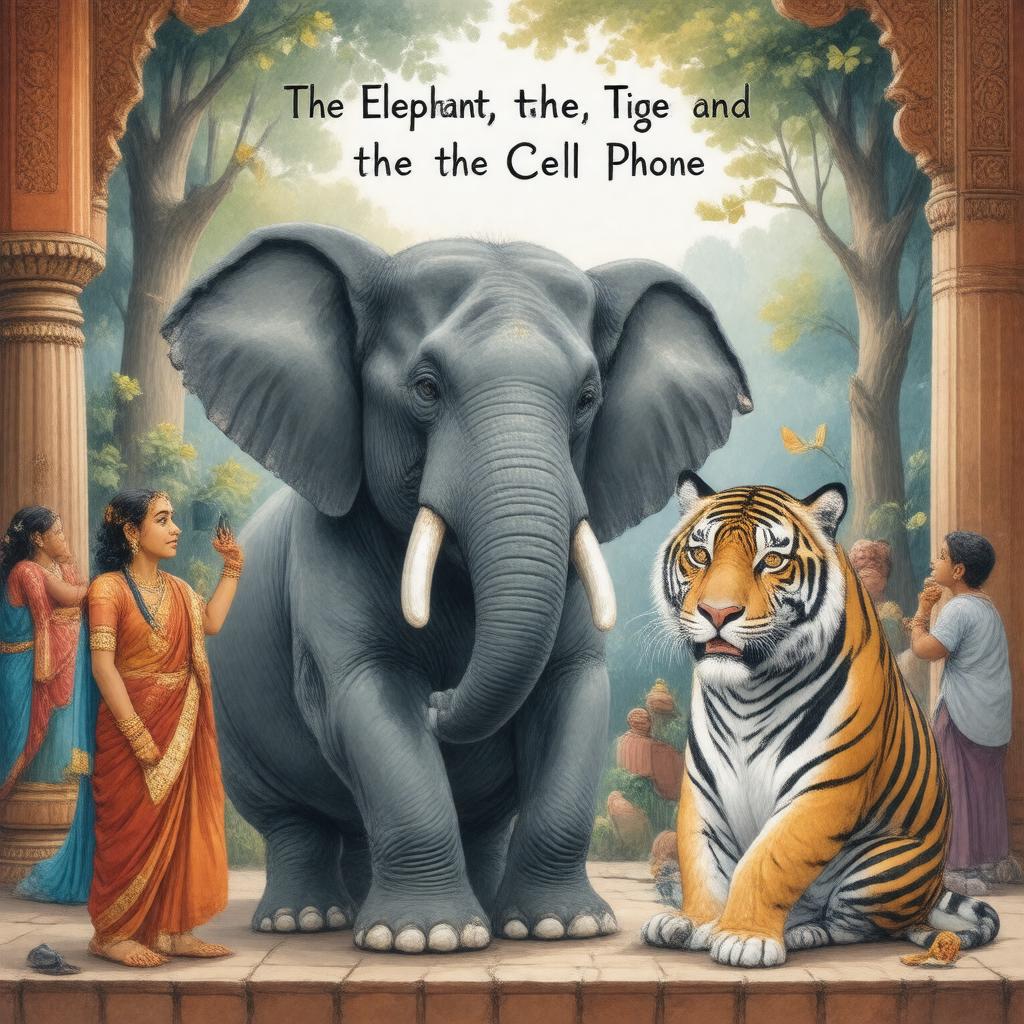 Click to view larger image AI-created image of The Elephant, the Tiger, and the Cell Phone