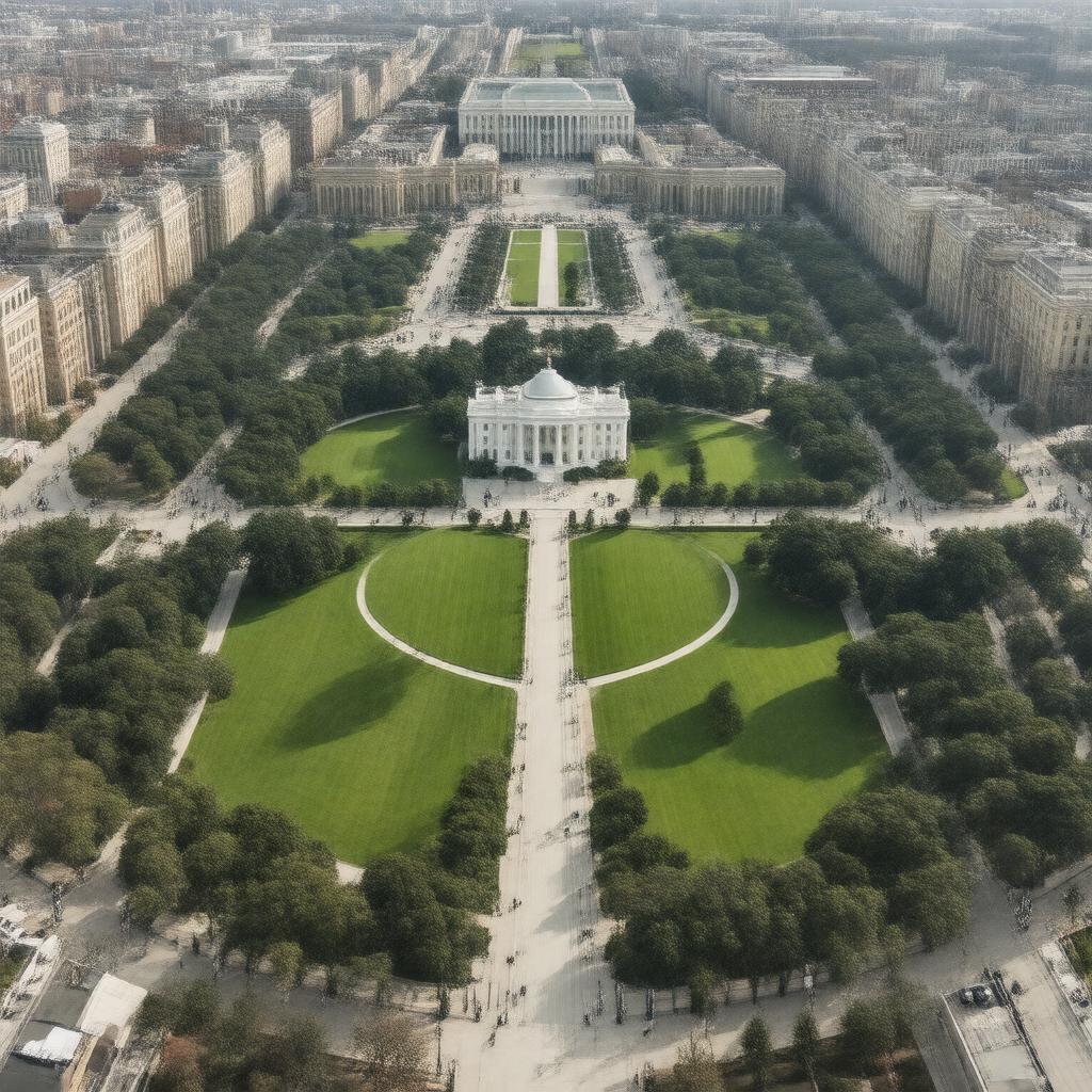 Click to view larger image AI-created image of The Ellipse