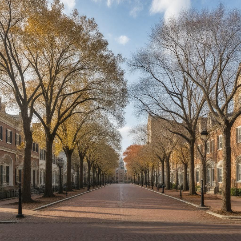 AI-created image of The Elm City