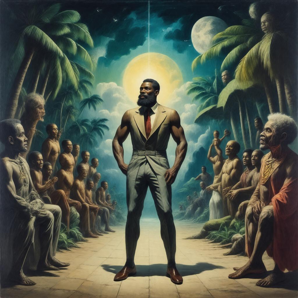 AI-created image of The Emperor Jones