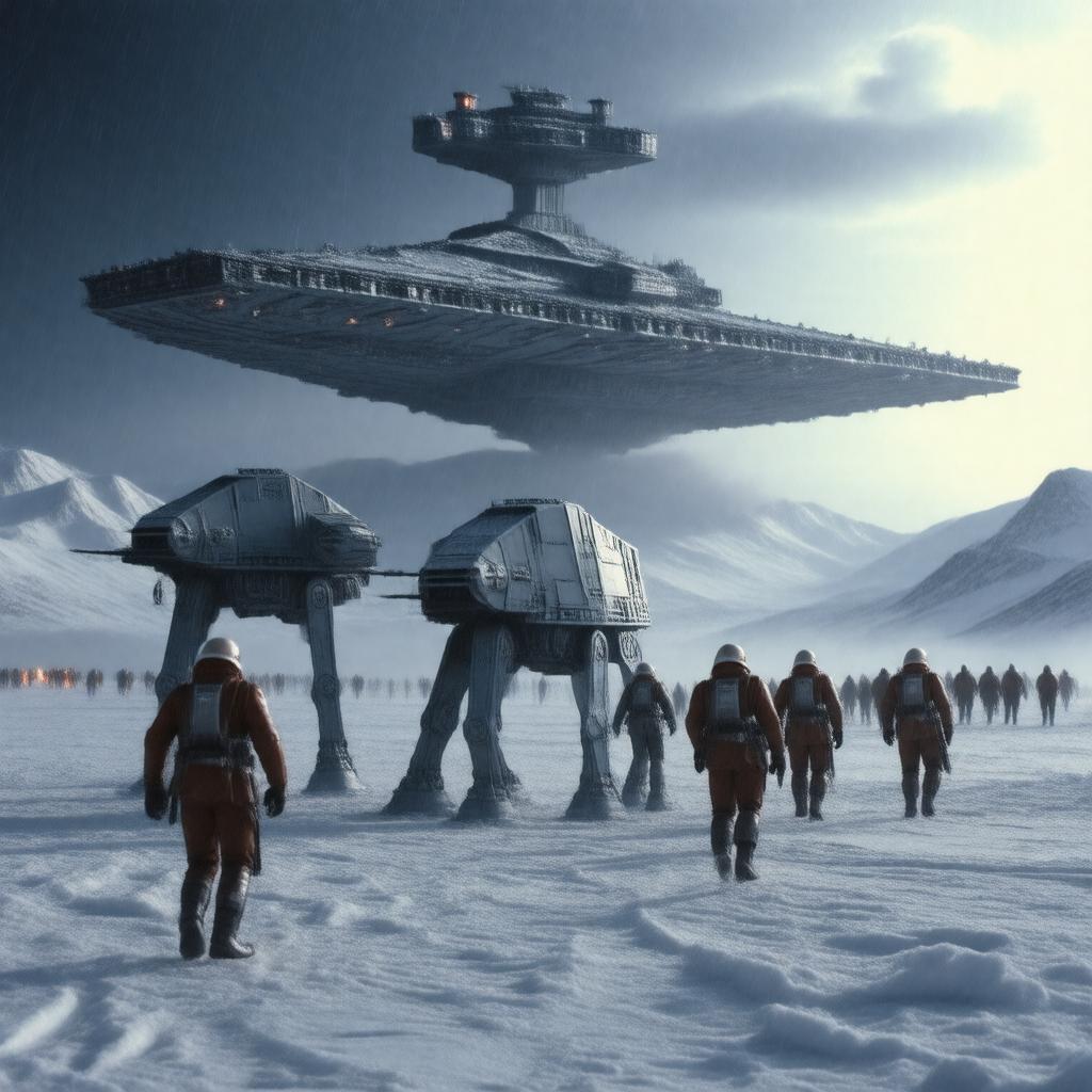 AI-created image of The Empire Strikes Back