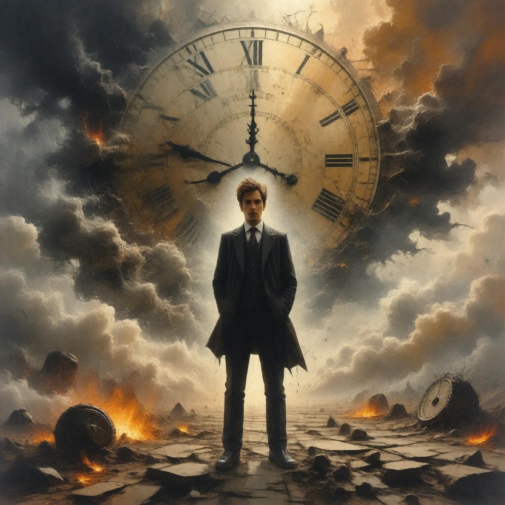 AI-created image of The End of Time
