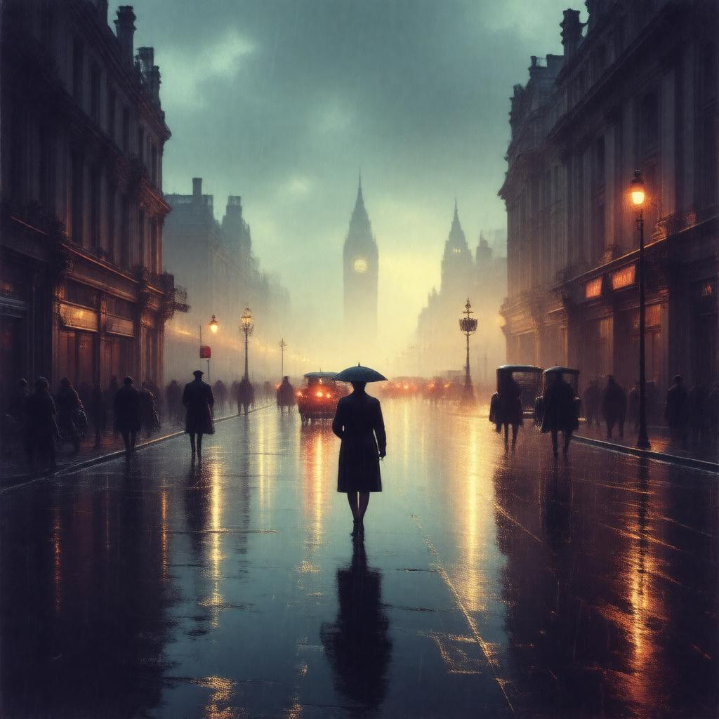 AI-created image of The End of the Affair