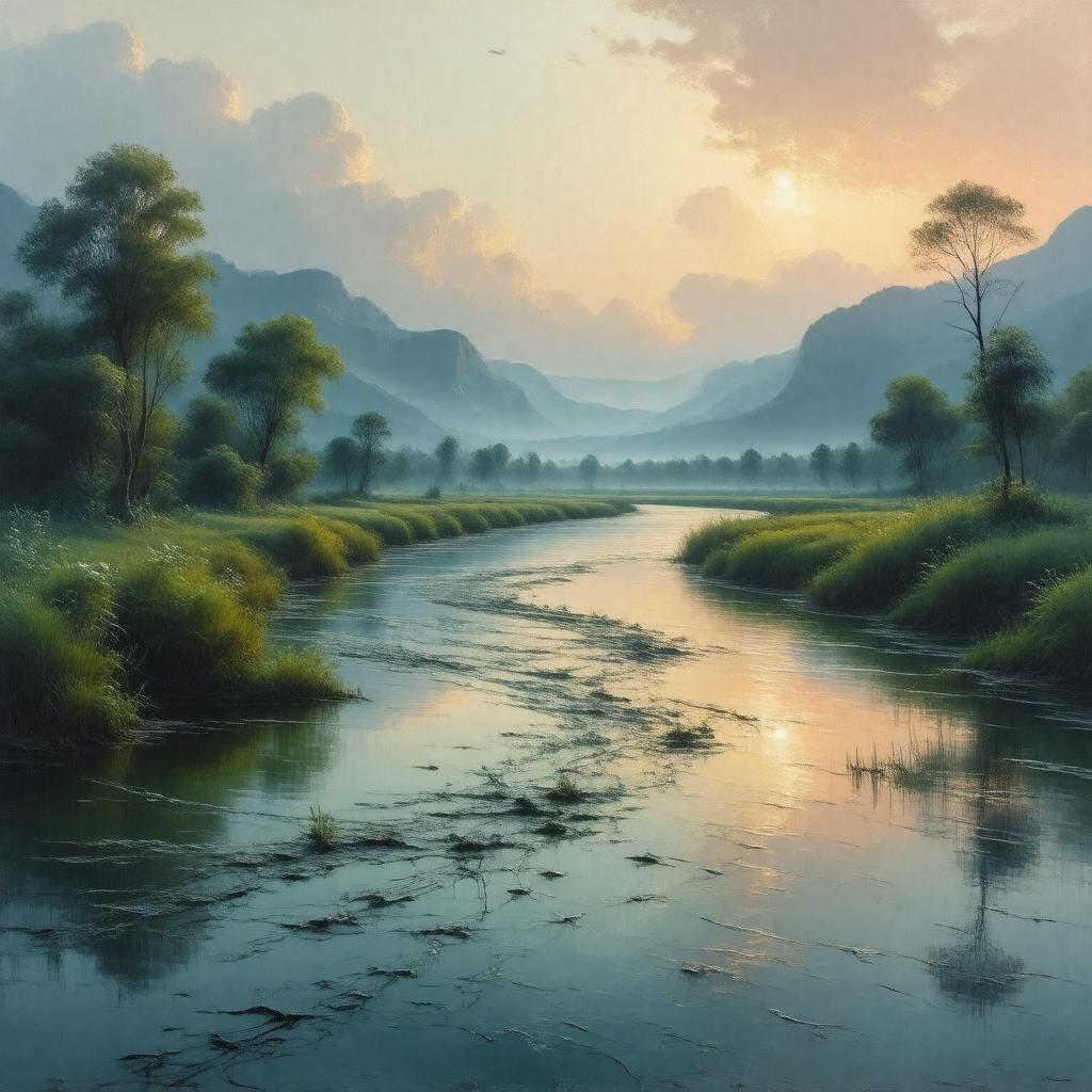 AI-created image of The Endless River