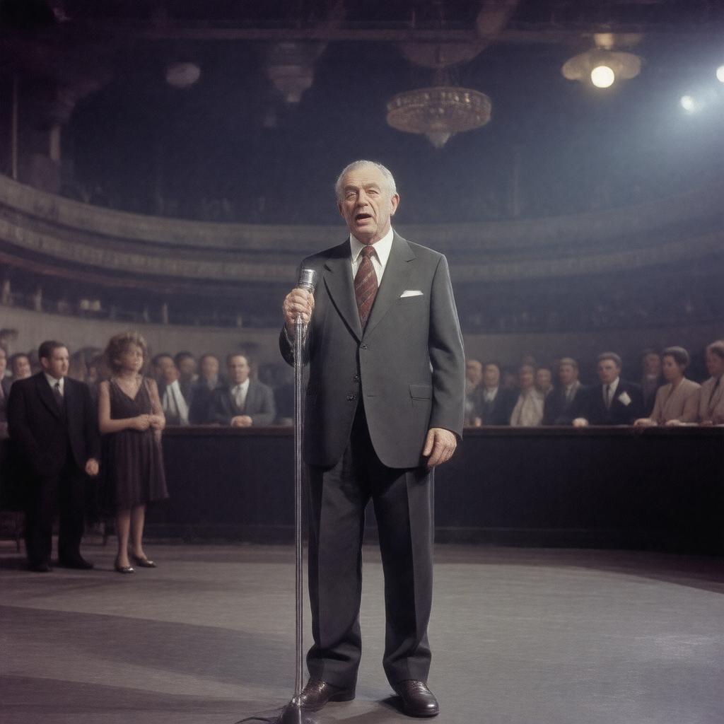 AI-created image of The Entertainer (1960 film)