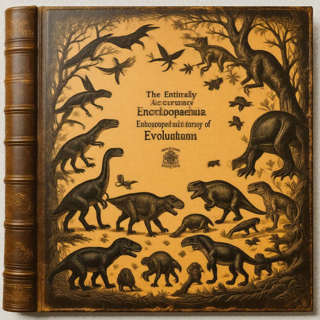 AI-created image of The Entirely Accurate Encyclopaedia of Evolution