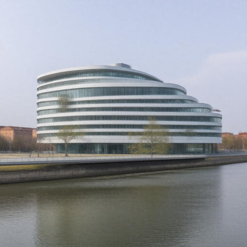 AI-created image of The European Court of Human Rights building