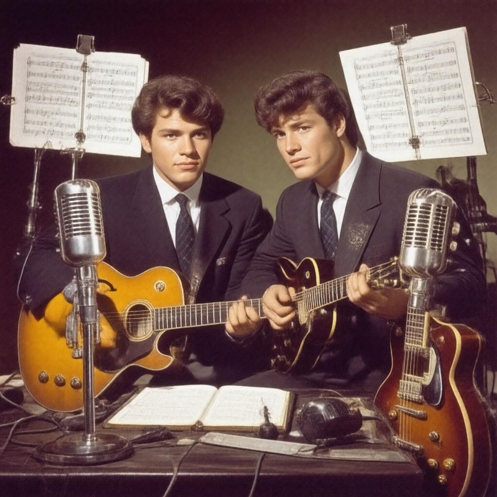 AI-created image of The Everly Brothers