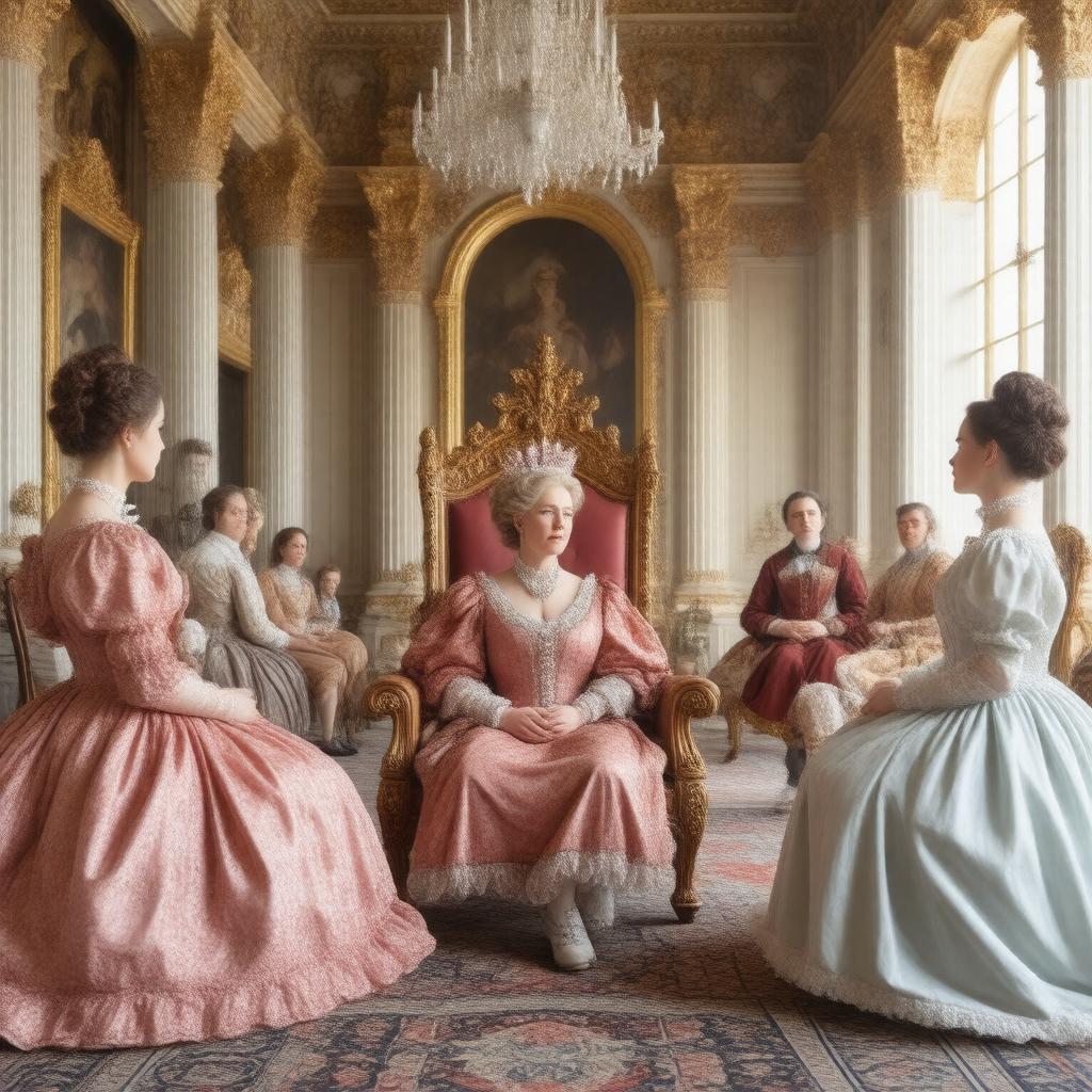 AI-created image of The Favourite