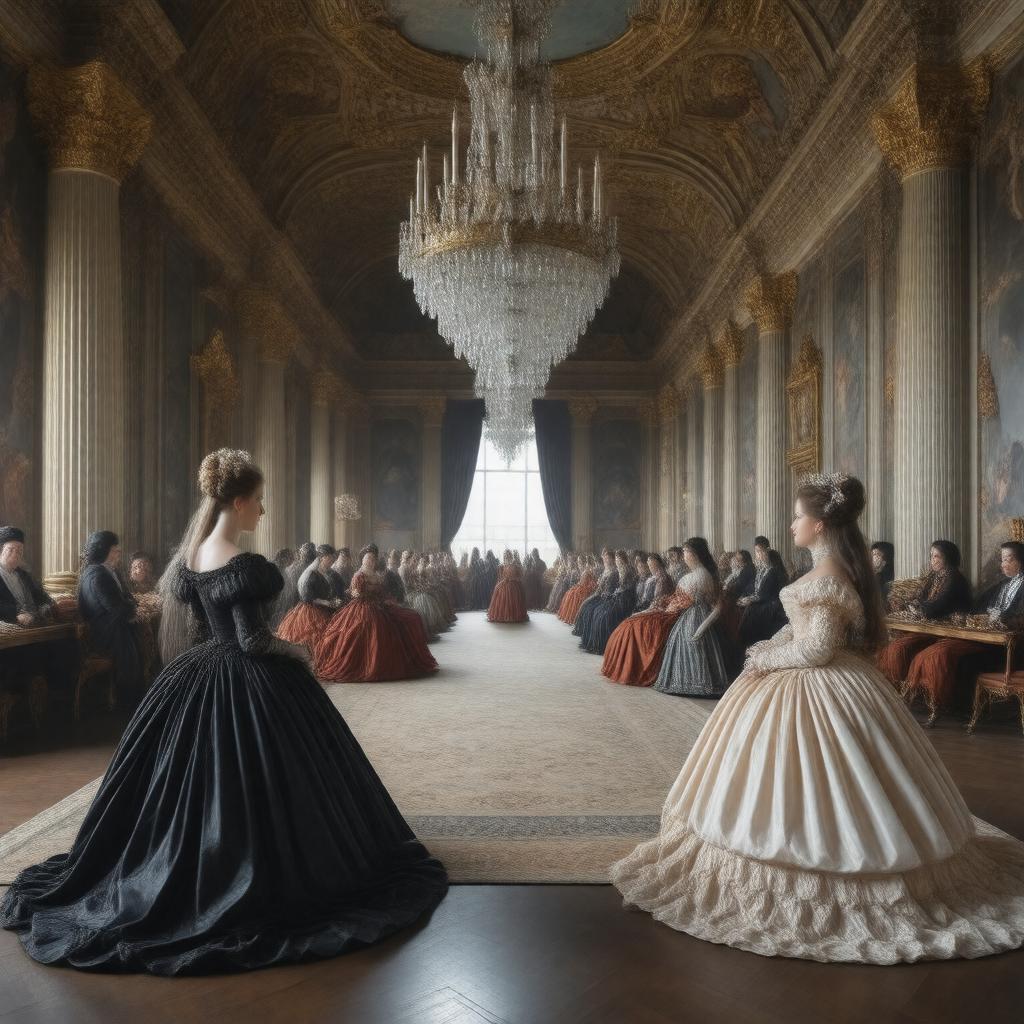 AI-created image of The Favourite (film)