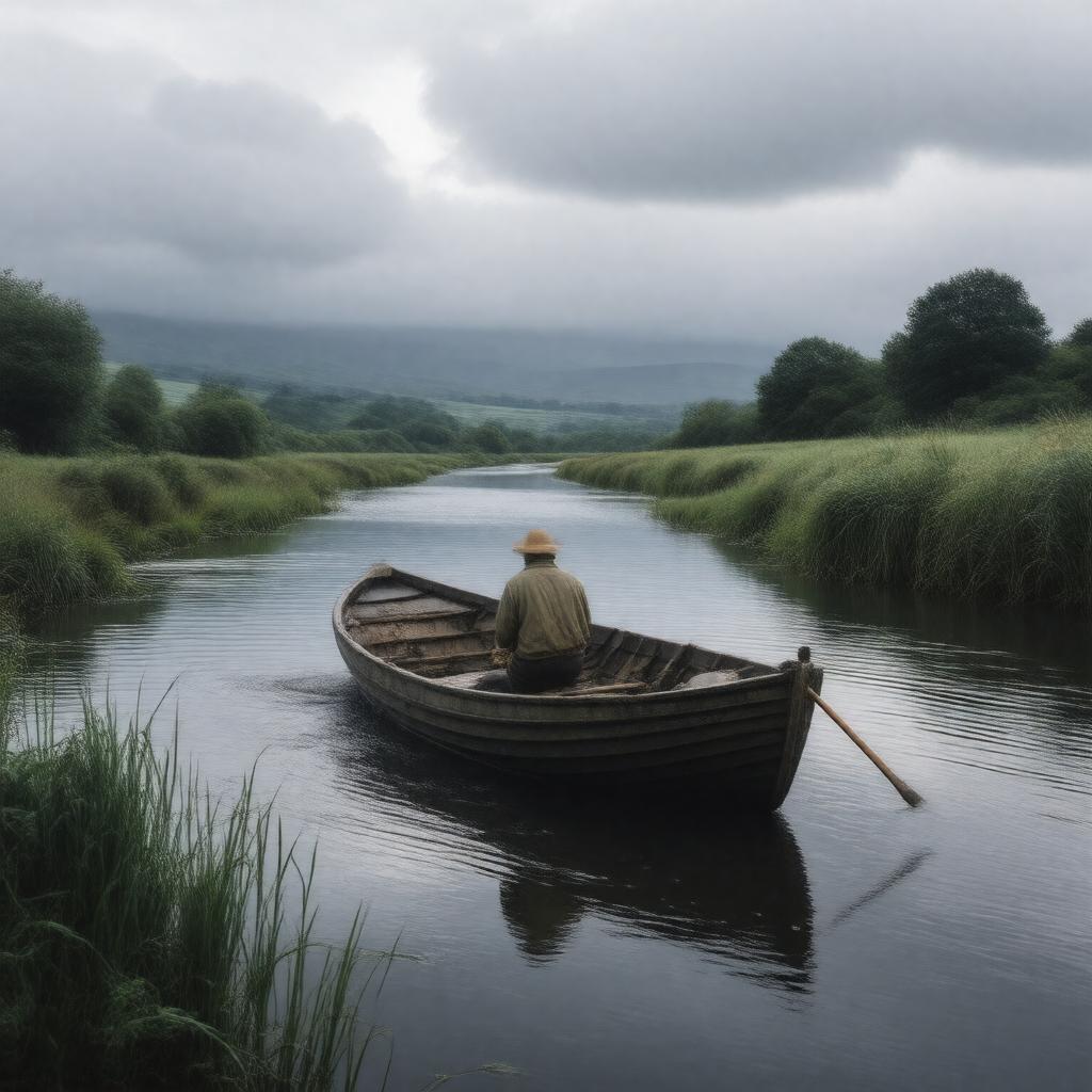 AI-created image of The Ferryman